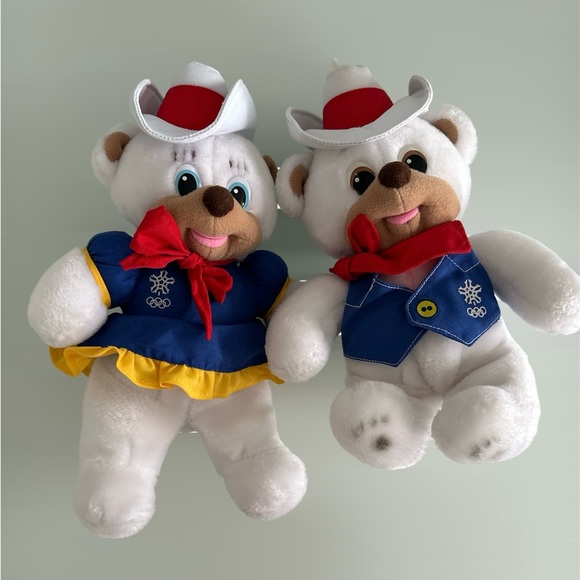 Vintage / Collectible | 1988 Calgary Olympic Winter Games | Hidy & Howdy Bears - Picture 6 of 14